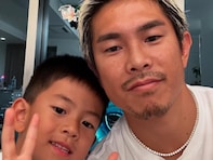 「大きくなったね！」井岡一翔、イケメン息子の顔出し誕生日ショット「こんなに立派に成長してくれて感謝」