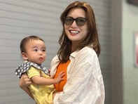 第2子妊娠中の蜂谷晏海、大きなおなか披露「だいぶ大きくなりましたね」「ベビーバーグ君すごーく可愛い」