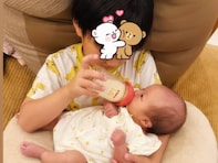 「コアとユメの絆」杉浦太陽、兄が第5子にミルクをあげるほほ笑ましい姿を公開！ 「コア兄ちゃんって」