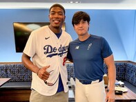 「大谷が小さく見える！」大谷翔平、2m超え日本人バスケ選手とツーショットに驚きの声「二人共デカッ」