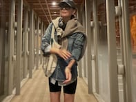 「スタイルがよすぎます」田丸麻紀、47歳の圧巻美脚ショットに反響「トレーニングスタイル可愛い」