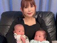 中川翔子、親子3ショットに反響「双子を産んだばかりのママには見えない」「むくみとれてまた可愛くなった」