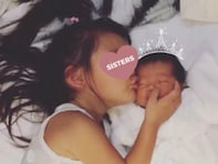 「もう10歳…泣いちゃう」木下優樹菜、次女の誕生日ショット公開「16時間の陣痛にて、、、まぢ頑張った！！」