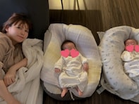 中川翔子、双子が「かわいすぎて泣いてしまった！」“親バカ”投稿に反響「お目目バッチリで可愛い」