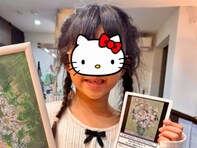 「天才現わる」人気芸人、小1娘の絵の才能に驚愕！ 「ゴッホだ...！」「一切のお世辞抜きでうますぎ」