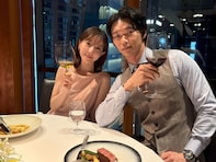 「素敵すぎるご夫婦」田中みな実、イケメン俳優との食事ショット公開「凄くお似合い」「輝き半端ない」