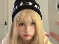 「これこそタイプです」カジサックの美人娘が金髪＆口ピアス？ 投稿写真に「異次元すぎる」「お人形さんか」