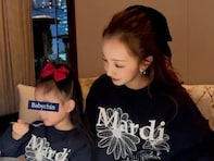 「おしゃれ親子すぎる」板野友美、娘との圧巻スタイル公開「ベビちんすごいなー　もう大人じゃない」