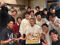 「エモすぎて涙」中田翔、日ハムメンバーのお疲れ様会に感謝！ 「最高のメンバー」「青春」