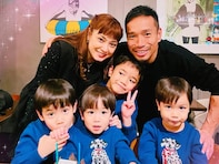 「41歳なんですか？」平愛梨、4人のイケメン息子＆長友佑都との誕生日家族ショット公開「愛されてますね」