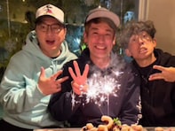 「もう家族」岡田義徳、佐藤隆太＆塚本高史との仲良しショット公開「３人ともかっこいい！」「最高」