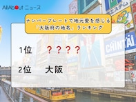 ナンバープレートで地元愛を感じる「大阪府の地名」ランキング！ 「大阪」を抑えた1位は？