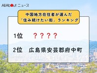 【2025年版】中国地方在住者が選んだ「住み続けたい街（自治体）」ランキング！ 2位「広島県安芸郡府中町」、1位は？