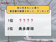 冬に行きたいと思う「東京都の絶景スポット」ランキング！ 2位「奥多摩湖」を抑えた1位は？【2026年調査】