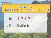 冬に行きたい「新潟県の絶景ドライブスポット」ランキング！ 2位「笹川流れ」を抑えた1位は？【2026年調査】