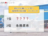 読むのが難しいと思う「岐阜県の自治体」ランキング！ 2位「各務原市」を抑えた1位は？【2026年調査】