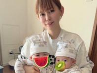 「大きくなりましたね」中川翔子、双子とのスリーショット公開！ 「表情が出てきて、ますます可愛く」