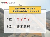 読むのが難しいと思う「宮崎県の自治体」ランキング！ 2位「西米良村」を抑えた1位は？【2026年調査】