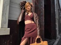 「これ以上にない脚線美！」山田優、美脚際立つセットアップ姿！ 「足長ーい！」「こんなママ最高」