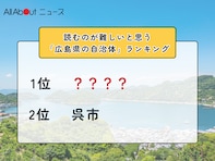 読むのが難しいと思う「広島県の自治体」ランキング！ 2位「呉市」を抑えた1位は？【2026年調査】