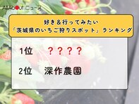 好き＆行ってみたい「茨城県のいちご狩りスポット」ランキング！ 2位「深作農園」を抑えた1位は？