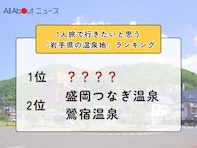 1人旅で行きたいと思う「岩手県の温泉地」ランキング！ 2位「盛岡つなぎ温泉・鶯宿温泉」を抑えた1位は？【2026年調査】