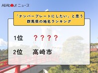 「ナンバープレートにしたい」と思う群馬県の地名ランキング！ 2位「高崎市」を抑えた1位は？【2026年調査】