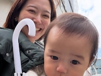 育休中のアナウンサー、生後8カ月息子との顔出しショット公開「赤ちゃん期間も終わりが近づいている」