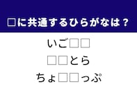 【ひらがなクイズ】解けたら爽快！ 共通する2文字を埋めよう！ ヒントはお菓子作り