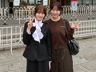 「すごい大きくなってる！」本田望結、妹・紗来の明治大学入学ショット公開「美人姉妹」「顔がそっくりすぎて」