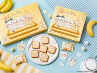 【ちいかわ】「東京ばな奈」とのコラボ第2弾！ “むちゃうま”なクッキーサンド＆トートバッグ登場
