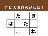 【クロスワードパズルクイズ】解けると快感！ □に入るひらがなは？ 便利なサービスがヒント