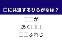 【ひらがなクイズ】解けるとすっきり！ 空欄に共通する2文字は？ ヒントはアニメ制作