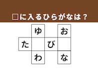 【クロスワードクイズ】解けると爽快！ □に入るひらがなは？ 指先を彩るアイテムがヒント