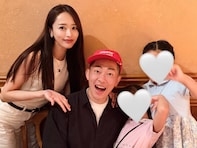 「家族の皆から慕われてるパパ」近藤千尋、夫・ジャンポケ太田＆娘との“父の日”ショット！ 「素敵な時間」