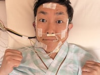 お笑い芸人、入院を報告。顔と体が装置だらけに「何事ですか!?」「大変でしたねお大事に」心配の声