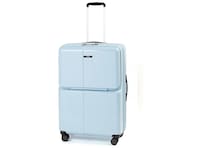 旅先で荷物が増えても安心の拡張機能。エースのスーツケースはフロントポケットやキャスターストッパーを備えた使い勝手抜群のモデル