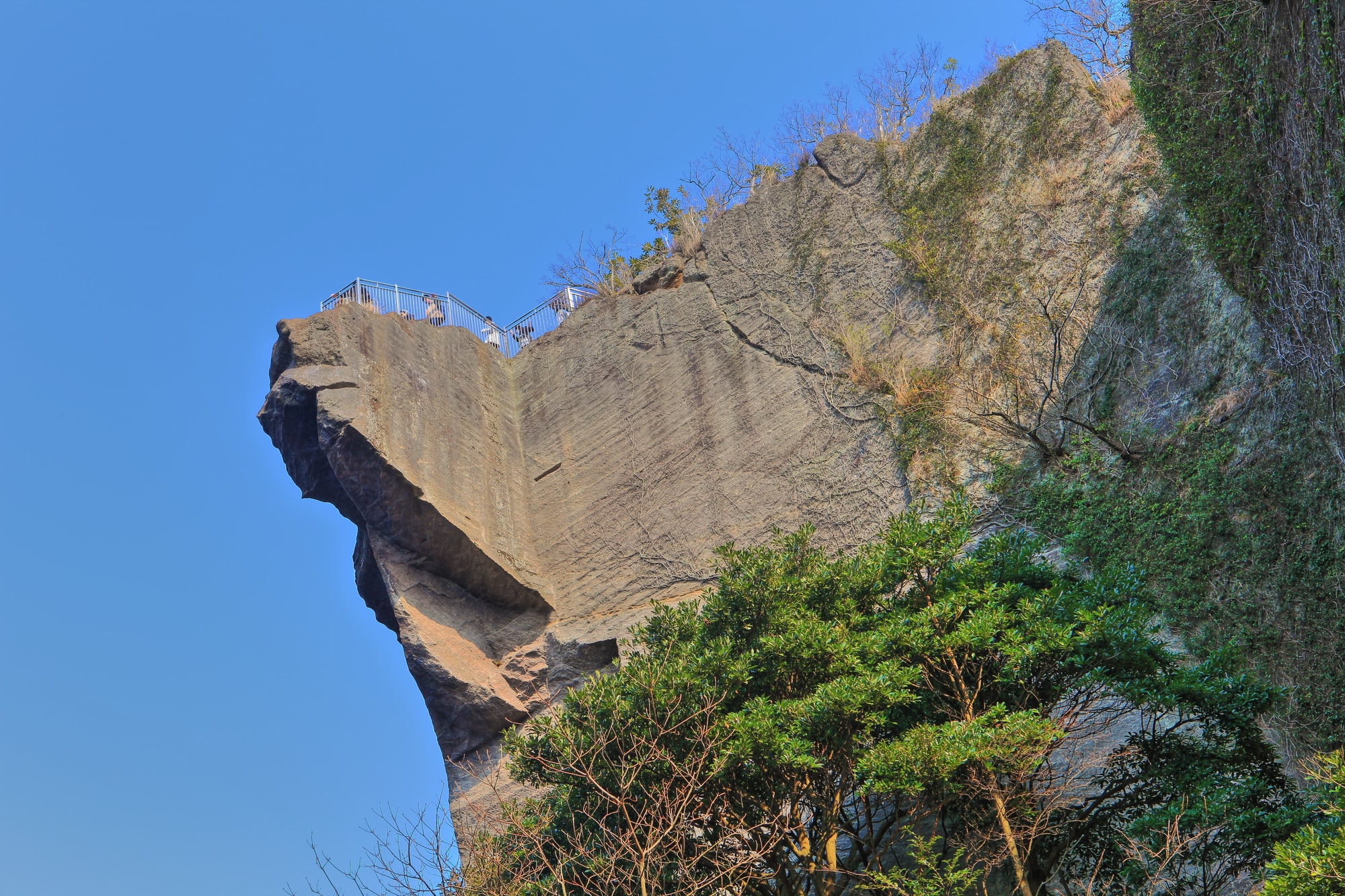 鋸山の地獄のぞき