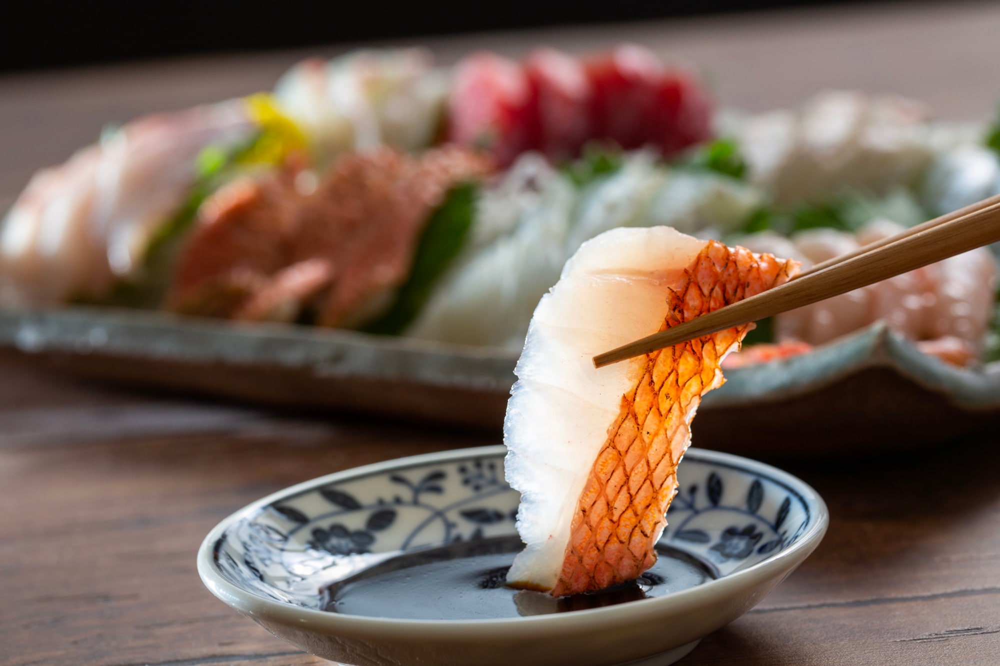 名物の金目鯛
