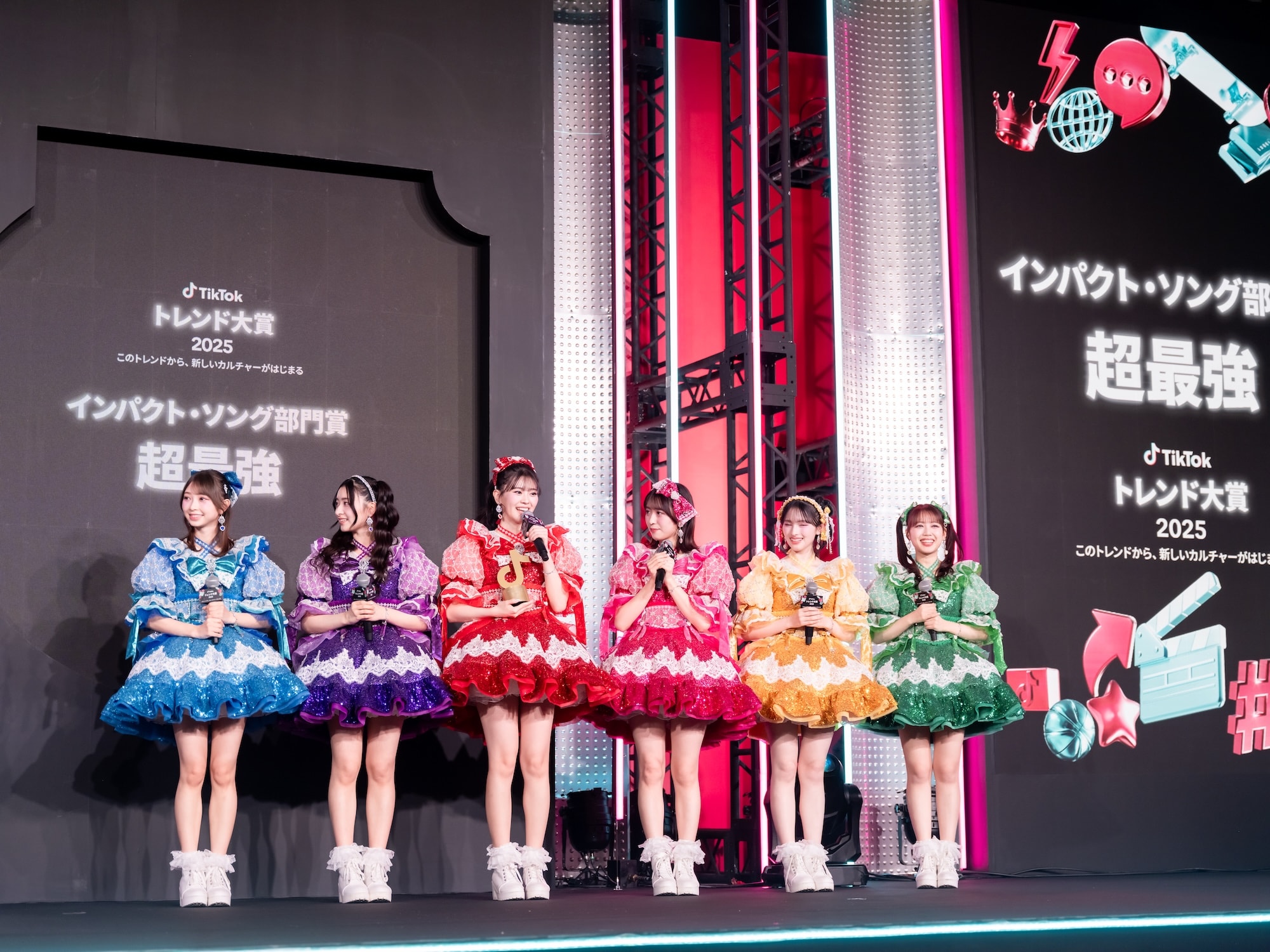 インパクトソング部門賞を受賞した超ときめき♡宣伝部