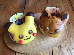 ミスドのポケモンドーナツ再び！ 「ピカチュウ」と「イーブイ」はどこから食べれば良いのか悩むかわいさ