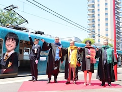 ハリポタ電車、運行開始！ 西武池袋線「池袋駅」「豊島園駅」もリニューアルでハリポタ一色