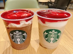 【スタバ新作】“金粉欠品”でも話題？ 真っ赤なベリー×チョコの豪華フラペを飲んでみた！ 2月14日まで