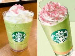 桜と白あんこが合う！ スタバの新作「花見抹茶 クリーム フラペチーノ」にうっとり【実食リポ】