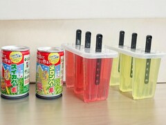 【ダイソー】人気爆発で品薄だけど…「スイカバー」が作れるシロップはコスパ抜群！ 作って食べてみた