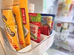 【ダイソー】袋入り調味料もスッキリ！ 「調味料袋ケース」×「積み重ねボックス」で叶うピッタリ収納