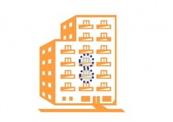 ○のついた住居が省エネ性が高い住居です。