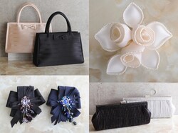 (上左)<フォーマルバッグ>10800円(税込)/(上右)<コサージュ>7020円(税込)(下左)<コサージュ>9720円(税込)/(下右)<バッグ>17280円(税込)