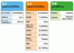 「さき」さんの家計収支データ