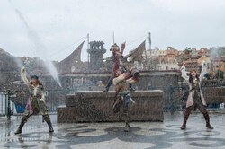東京ディズニーシー「パイレーツ・サマーバトル“ゲット・ウェット!”」の様子 ©Disney
